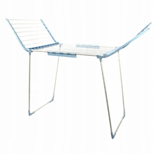 SUSZARKA NA PRANIE BALKONOWA ROZKŁADANE SKRZYDŁA 20M METALOWA ROZKŁADANA