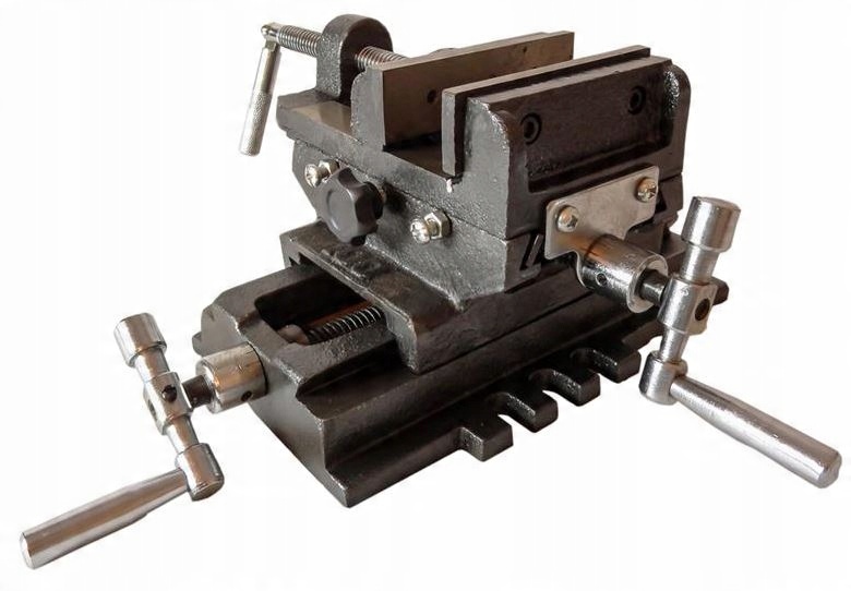 IMADŁO MASZYNOWE KRZYŻOWE DWUOSIOWE SZCZĘKI 150 MM ŻELIWNE DWIE OSIE
