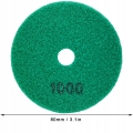 10X TARCZA DIAMENTOWA POLERSKA 80MM DO SZLIFOWANIA PŁYTEK NA RZEP 1000