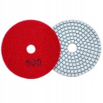 10X TARCZA DIAMENTOWA POLERSKA 80MM DO SZLIFOWANIA GRESU PŁYTEK NA RZEP 500