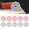 10X TARCZA DIAMENTOWA POLERSKA 80MM DO SZLIFOWANIA PŁYTEK NA RZEP 3000