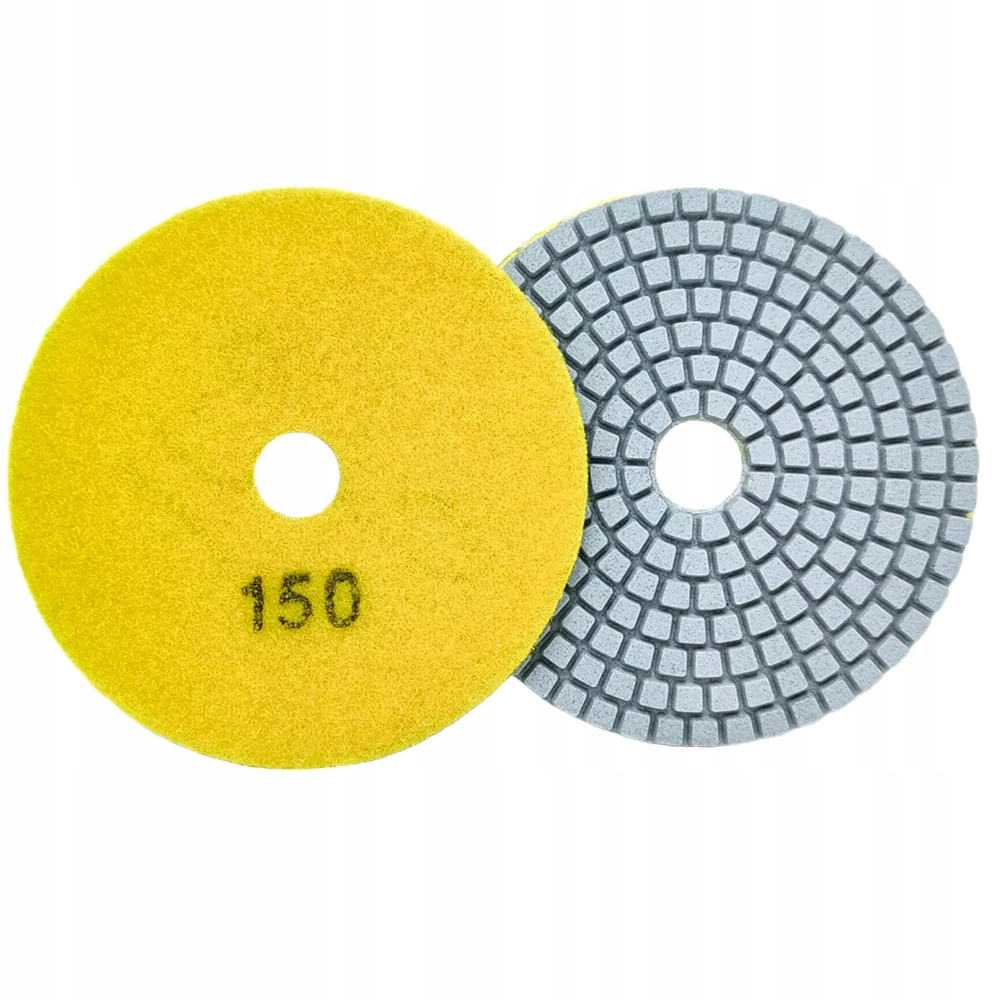 10X TARCZA DIAMENTOWA POLERSKA 80MM DO SZLIFOWANIA GRESU PŁYTEK NA RZEP 150