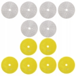 10X TARCZA DIAMENTOWA POLERSKA 80MM DO SZLIFOWANIA GRESU PŁYTEK NA RZEP 150