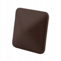 ODBOJNIK ŚCIENNY SAMOPRZYLEPNY OGRANICZNIK KWADRATOWY 50X50 MM BRĄZOWY