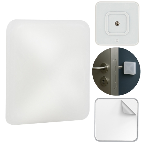 ODBOJNIK OCHRONNY OGRANICZNIK ŚCIENNY PRZYKLEJANY 50X50 MM TRANSPARENTNY