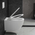 MISA TOALETOWA CERAMICZNA PODWIESZANA BEZKOŁNIERZOWA DESKA WOLNOOPADAJĄCA