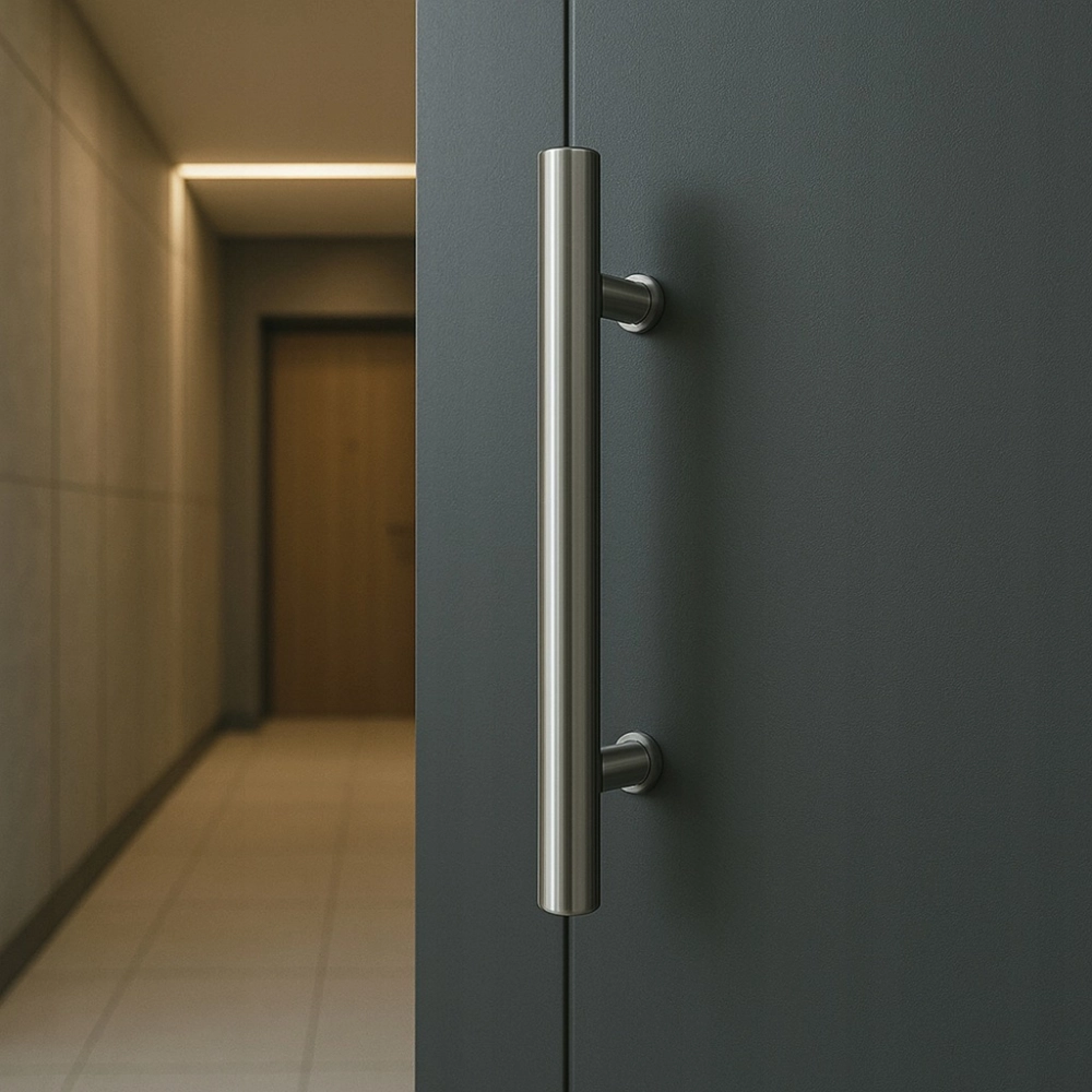 POCHWYT UCHWYT DO DRZWI ANTABA INOX RĄCZKA 32 x 350 KOMPLET