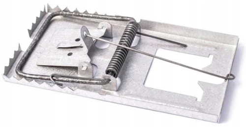 ŁAPKA NA SZCZURY MYSZY SZCZUROŁAPKA METALOWA PUŁAPKA NA GRYZONIE 1szt