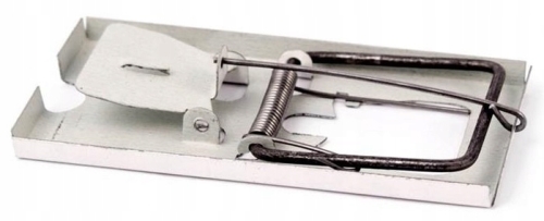 ŁAPKA NA MYSZY MYSZOŁAPKA METALOWA PUŁAPKA NA GRYZONIE 1 szt