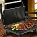 GRILL ELEKTRYCZNY BEZTŁUSZCZOWY OPIEKACZ SKŁADANY TOSTER KONTAKTOWY 750W