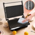 GRILL ELEKTRYCZNY BEZTŁUSZCZOWY OPIEKACZ SKŁADANY TOSTER KONTAKTOWY 750W