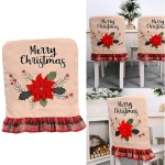 POKROWIEC ŚWIĄTECZNY OZDOBNY DEKORACJA ŚWIĄTECZNA NA KRZESŁO STOŁEK OPARCIE