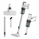 ODKURZACZ PIONOWY RĘCZNY 2W1 BEZWORKOWY PRZEWODOWY 600W FILTR HEPA BIAŁY