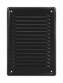 KRATKA WENTYLACYJNA METALOWA WENTYLACJA Z SIATKĄ PRZYKRĘCANA 20X30 CZARNA