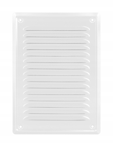 KRATKA WENTYLACYJNA METALOWA PRZYKRĘCANA Z SIATKĄ 20X30 CM WENTYLACJA BIAŁA