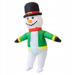 DMUCHANY KOSTIUM BAŁWANA ŚWIĄTECZNY NADMUCHIWANY STRÓJ BAŁWANEK NA ŚWIĘTA