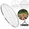 RUSZT DO GRILLA NIERDZEWNY OKRĄGŁY WISZĄCY DO GRILLOWANIA FI 70 CM TRÓJNÓG
