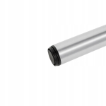 NOGA MEBLOWA FI 60 MM DO STOŁÓW MEBLI BLATÓW H 710 OKRĄGŁA STAL ALUMINIUM