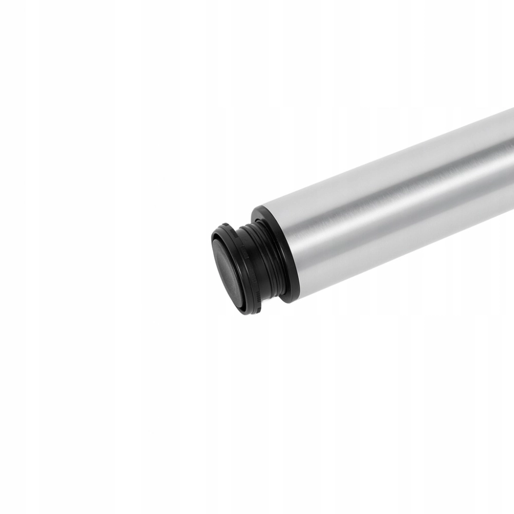 NOGA MEBLOWA FI 60 MM DO STOŁÓW MEBLI BLATÓW H 710 OKRĄGŁA STAL ALUMINIUM