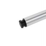 NOGA MEBLOWA FI 60 MM DO STOŁÓW MEBLI BLATÓW H 710 OKRĄGŁA STAL ALUMINIUM