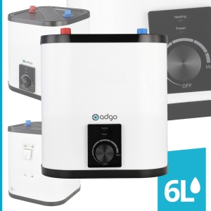 ELEKTRYCZNY PODGRZEWACZ WODY PRZEPŁYWOWY 6L PODUMYWALKOWY PODŁĄCZENIE GÓRNE