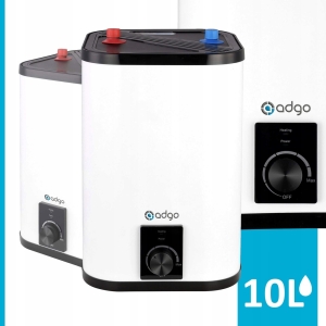 ELEKTRYCZNY PODGRZEWACZ WODY 10L PODŁĄCZENIE GÓRNE PRZEPŁYWOWY TERMA BIAŁA