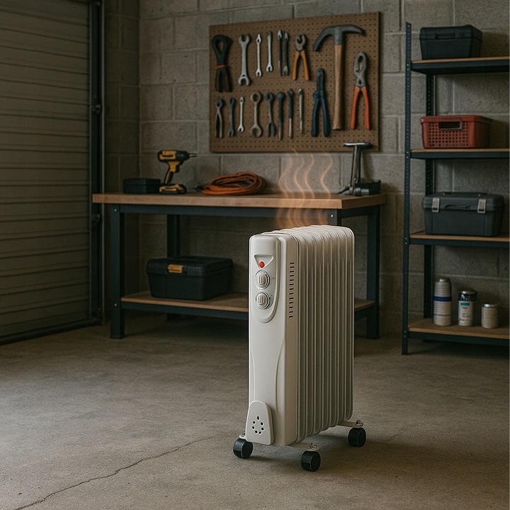GRZEJNIK OLEJOWY ELEKTRYCZNY ENERGOOSZCZĘDNY TERMOSTAT 1500W 7ŻEBROWY DUŻY
