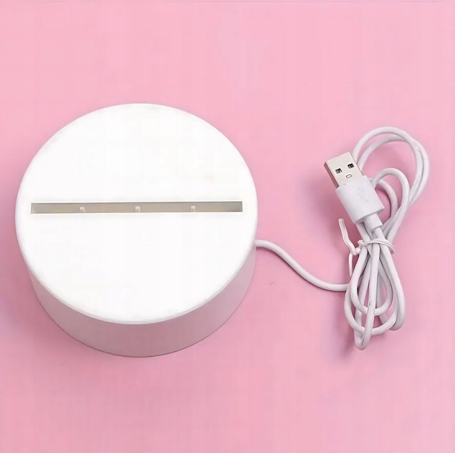 LAMPKA NOCNA LOVE 3D ILLUSION DO SYPIALNI DLA DZIECI PREZENT USB SERCA