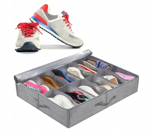 ORGANIZER NA BUTY POD ŁÓŻKO SKŁADANY PUDEŁKO NA UBRANIA DO SZAFY NA ZAMEK