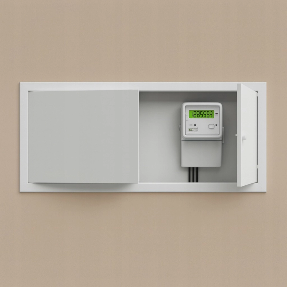 DRZWICZKI REWIZYJNE REWIZJA OSŁONA INSTALACJI KLAPA 120X30 CM METAL BIAŁE