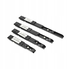 KĄTOWNIK SKŁADANY 200x1.4mm CZARNY MATOWY STALOWY Z MECHANIZMEM SPRĘŻYNOWYM