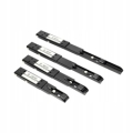 KĄTOWNIK SKŁADANY 200x1.4mm CZARNY MATOWY STALOWY Z MECHANIZMEM SPRĘŻYNOWYM