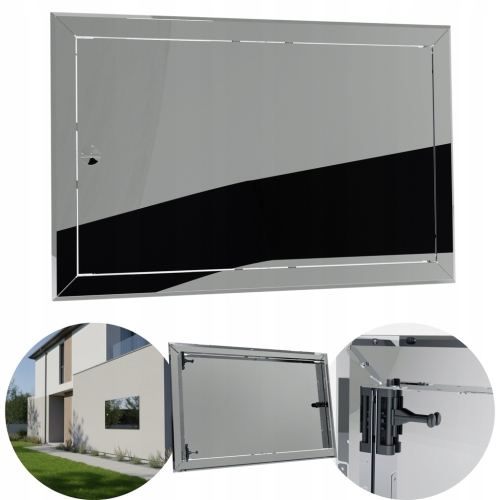 DRZWICZKI REWIZYJNE MASKUJĄCE OSŁONOWE REWIZJA METAL 80X30 CM NIERDZEWNE