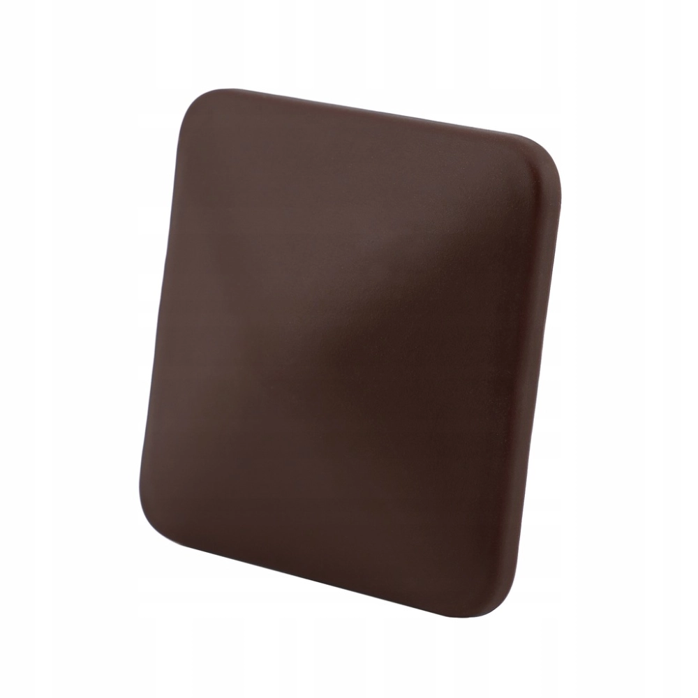 ODBOJNIK ŚCIENNY SAMOPRZYLEPNY OGRANICZNIK 50X50 MM BRĄZOWY ZESTAW 10 SZT