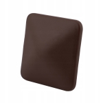 ODBOJNIK ŚCIENNY SAMOPRZYLEPNY OGRANICZNIK 50X50 MM BRĄZOWY ZESTAW 10 SZT