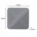 ODBOJNIK ŚCIENNY OCHRONNY PRZYKLEJANY KWADRATOWY 50X50 MM SZARY 10 SZT