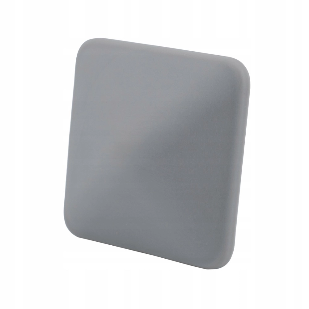 ODBOJNIK ŚCIENNY OCHRONNY PRZYKLEJANY KWADRATOWY 50X50 MM SZARY 10 SZT