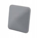 ODBOJNIK ŚCIENNY OCHRONNY PRZYKLEJANY KWADRATOWY 50X50 MM SZARY 10 SZT