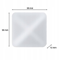 OGRANICZNIK SAMOPRZYLEPNY ŚCIENNY OCHRONNY 50X50 MM ZIMNA BIEL 10 SZTUK