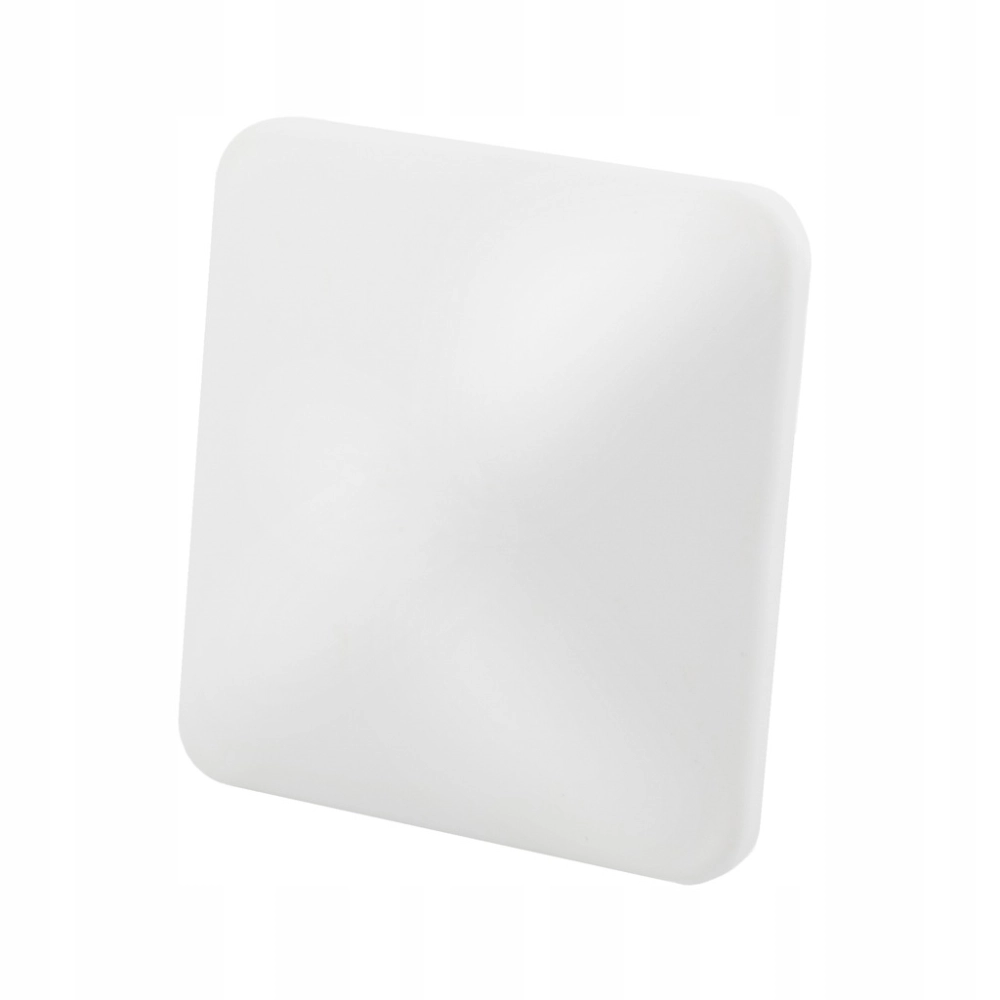 ODBOJNIK SAMOPRZYLEPNY OGRANICZNIK DRZWIOWY 50X50 MM BIAŁY CIEPŁY 10 SZTUK
