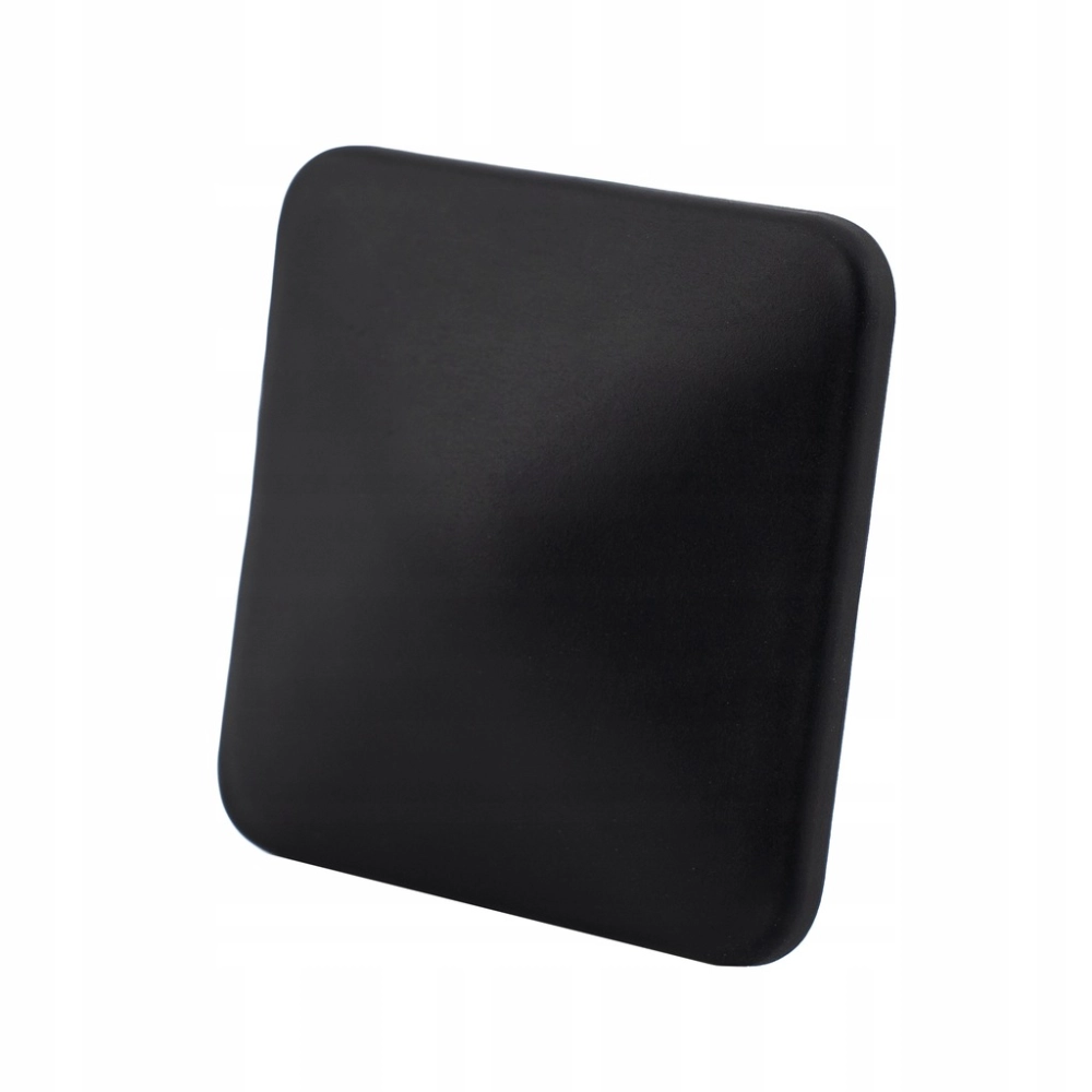 ZESTAW 10 ODBOJNIKÓW DRZWIOWYCH KWADRATOWY SAMOPRZYLEPNY 50X50 MM CZARNY