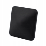 ZESTAW 10 ODBOJNIKÓW DRZWIOWYCH KWADRATOWY SAMOPRZYLEPNY 50X50 MM CZARNY
