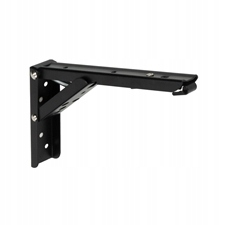 KĄTOWNIK SKŁADANY 300x1.4mm CZARNY MATOWY STALOWY Z MECHANIZMEM SPRĘŻYNOWYM