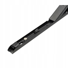 KĄTOWNIK SKŁADANY 300x1.4mm CZARNY MATOWY STALOWY Z MECHANIZMEM SPRĘŻYNOWYM