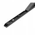 KĄTOWNIK SKŁADANY 300x1.4mm CZARNY MATOWY STALOWY Z MECHANIZMEM SPRĘŻYNOWYM