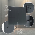 DRZWICZKI REWIZYJNE OSŁONA INSTALACJI REWIZJA 90X120 CM METALOWE GRAFITOWE