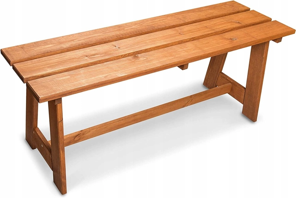 ŁAWKA DREWNIANA PROSTA OGRODOWA IMPREGNOWANA 120 cm