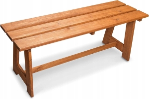 ŁAWKA DREWNIANA PROSTA OGRODOWA IMPREGNOWANA 120 cm