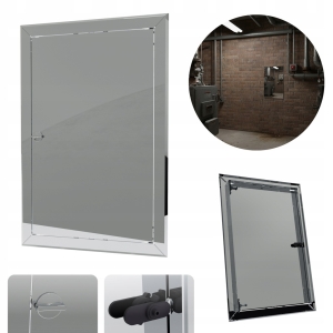 DRZWICZKI REWIZYJNE METALOWE OSŁONA INSTALACJI 30X50 CM STAL NIERDZEWNA