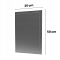 DRZWICZKI METALOWE OSŁONA INSTALACJI REWIZJA MASKUJĄCA 30X50 CM CZARNE